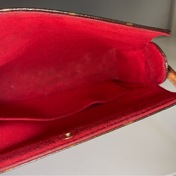 RARE Louis Vuitton Recital Monogram Pochette Shoulder Bag brown purse handbag - Picture 5 of 11